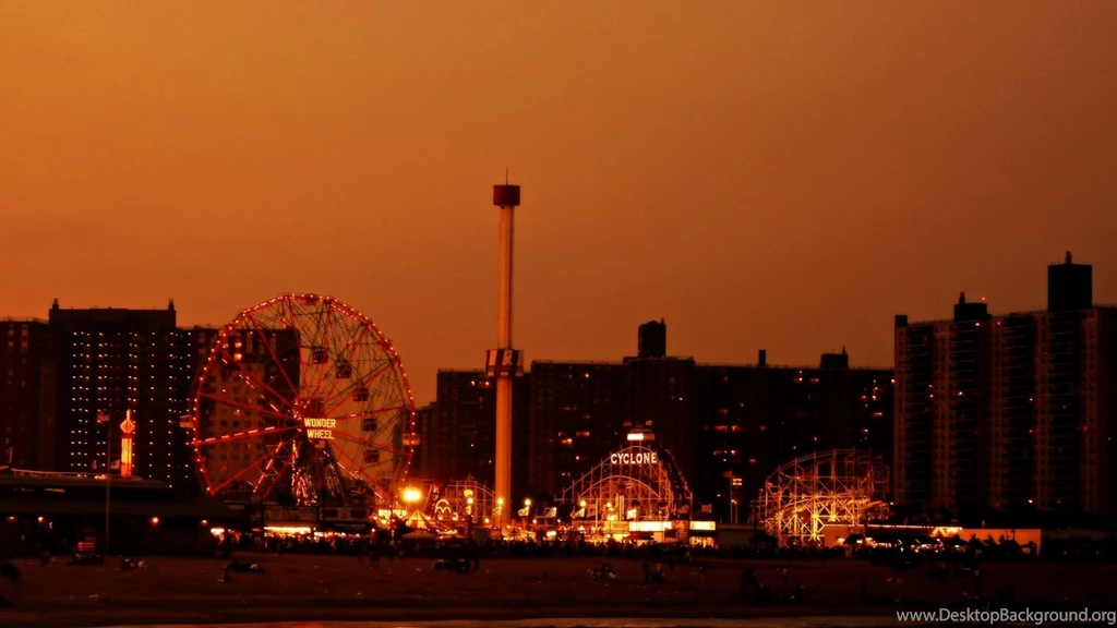 Brooklyn Coney Island New York City Usa Beaches Wallpapers