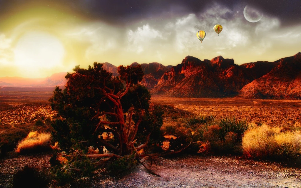 Other Worldly Desert Desktop Wallpapers
