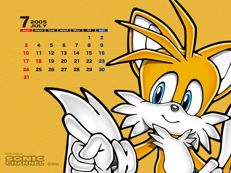 2005/07 Miles "Tails" Prower Sonic Channel Gallery Sonic SCANF