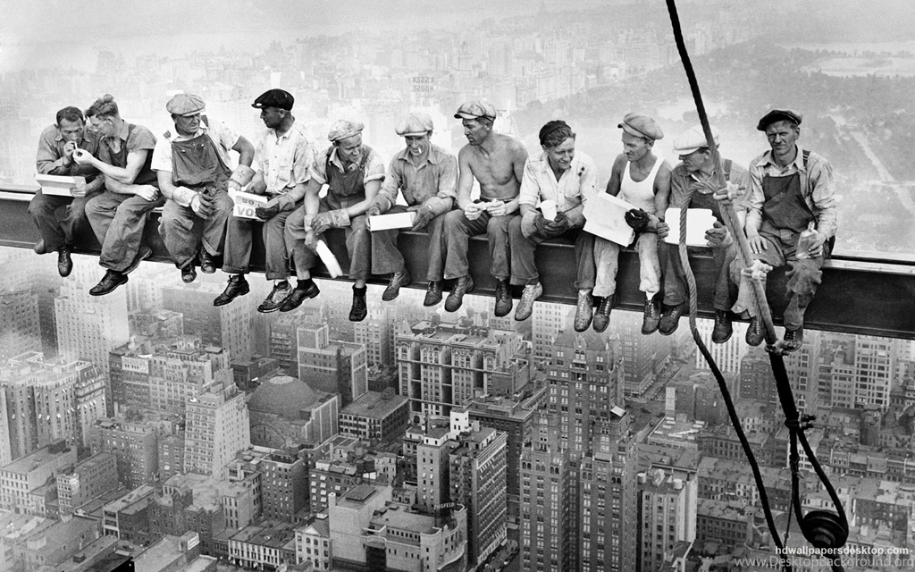 Wallpapers Photography Lunch Atop A Skyscraper Poster Charles C ...