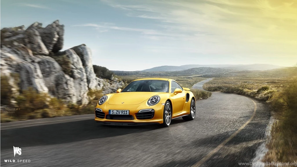 Yellow Porsche 911 Turbo S Wallpapers
