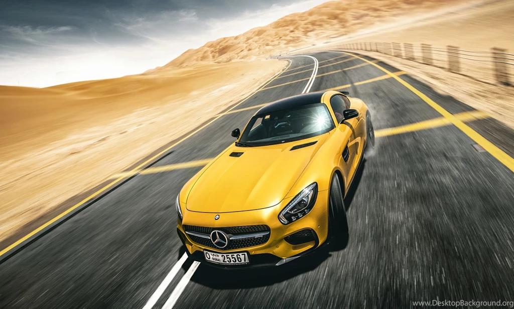 Yellow Car Mercedes Benz Amg GT 2015 All About Gallery Car