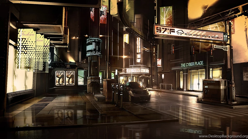 Wallpapers Cyberpunk Square Enix Detroit Deus Ex Games 1920x1080 ...