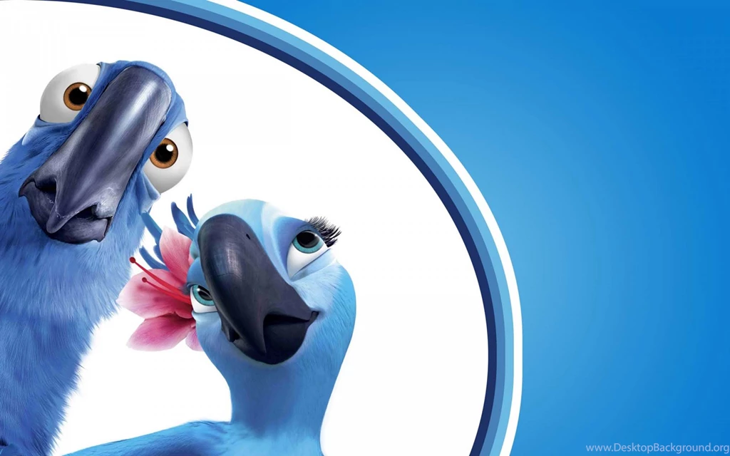 Blue Parrot Cartoon Wallpapers