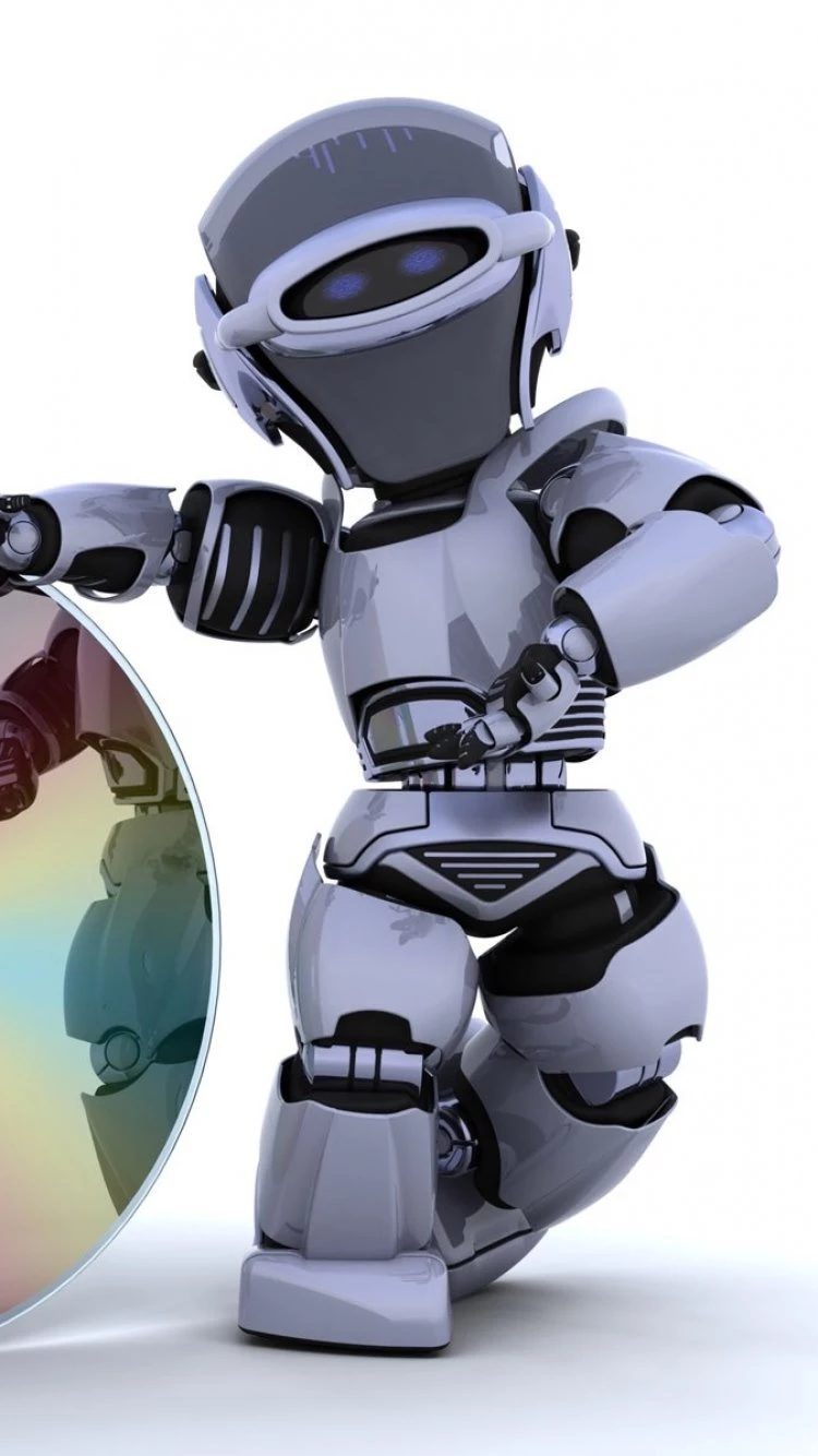 Wallpaper: Music, Movement, Costume, Robot, Cd, Funny Wallpapers