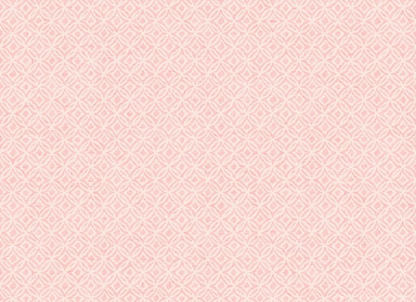 Pink CA81204 Square On Circle Pattern Wallpapers Interior Home Decor