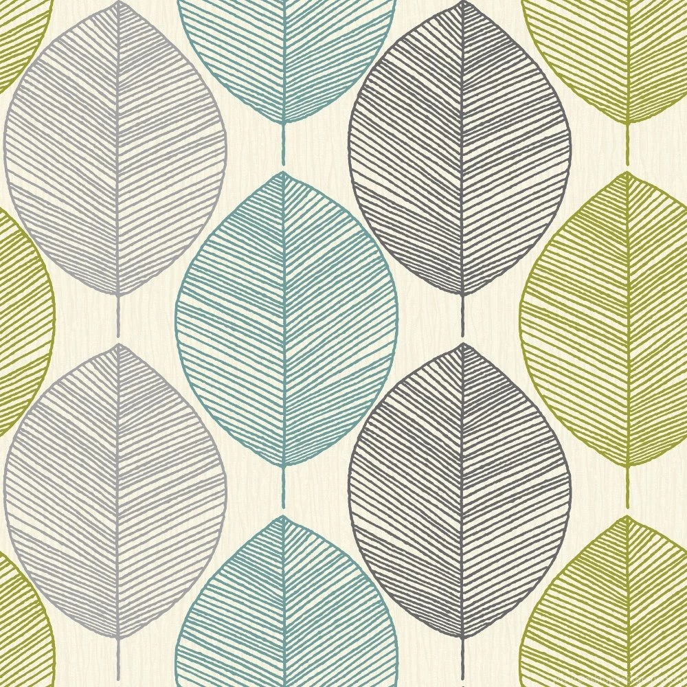 Arthouse Retro Leaf Pattern Leaves Motif Designer Wallpapers 408207