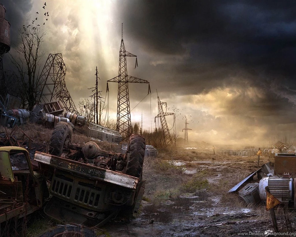 Garbage Dump After Doomsday Aftermath World Illustrator Wallpapers ...