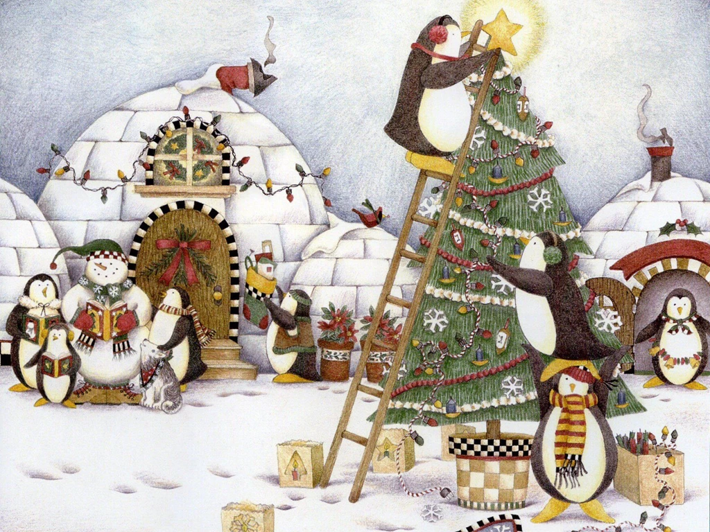 Debbie Mumm Christmas Story Book : Home For The Holiday 1600x1200 ...