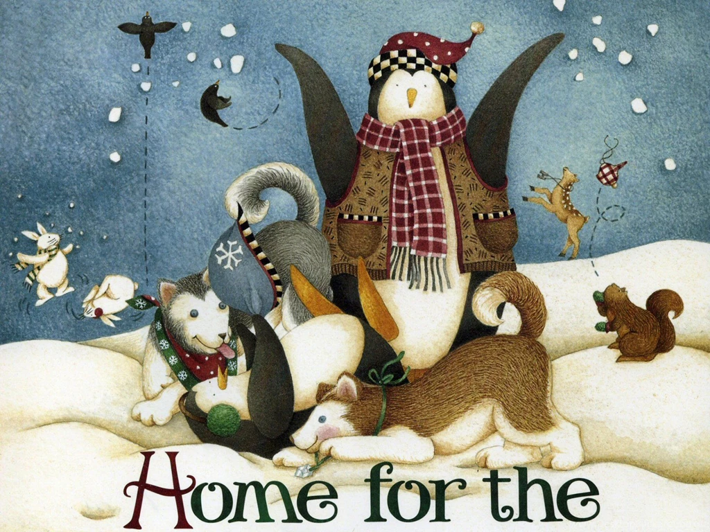 Debbie Mumm Christmas Story Book : Home For The Holiday 1600x1200 ...