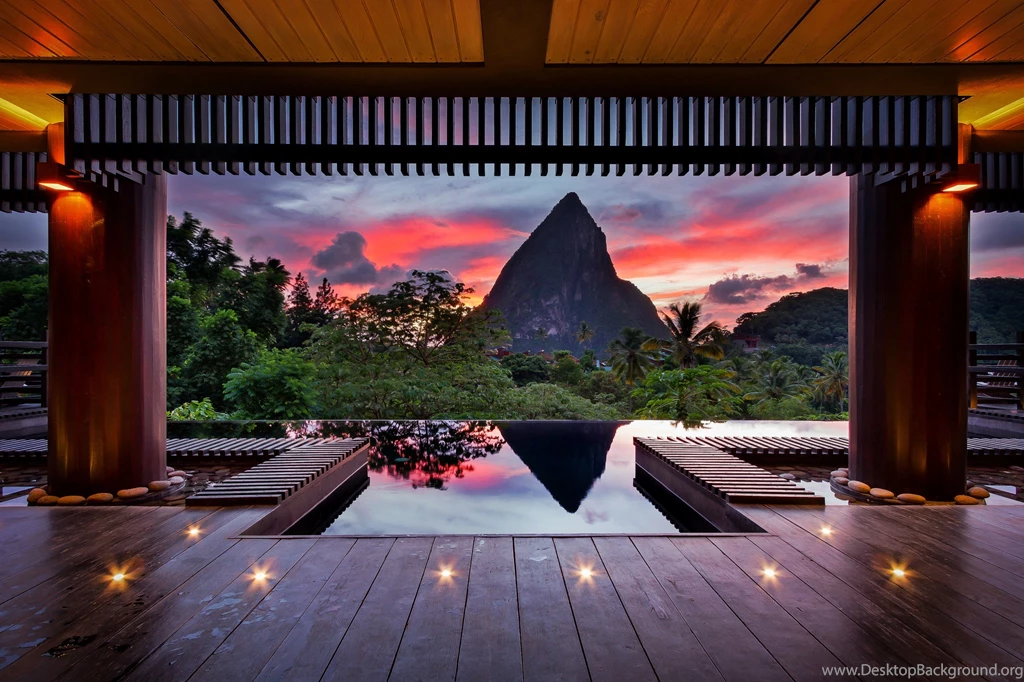 Architecture Buildings Sunsets Sunrises Tropical Scenic ...
