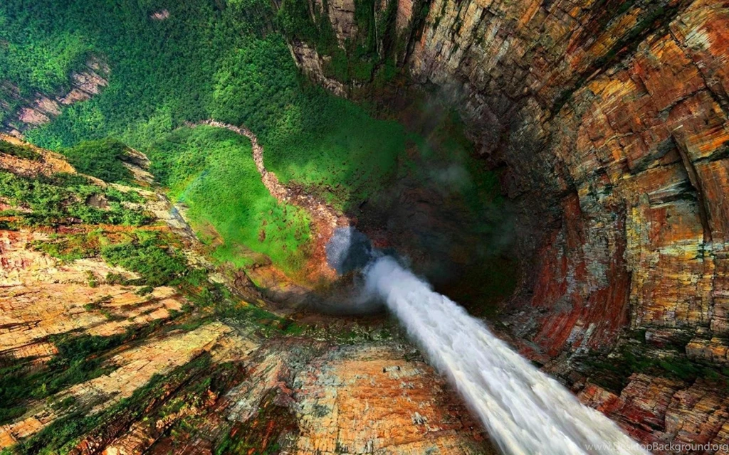 Dragon Falls, Venezuela, Waterfall, South America, Nature ...