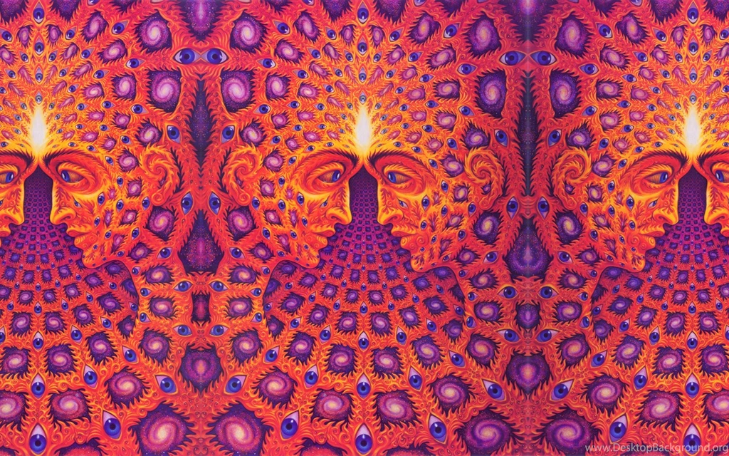 Eyes Surreal Shapes Psychedelic Alex Grey