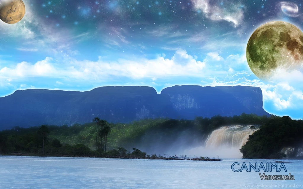 Desk Top Widescreen Wallpaper, Canaima Venezuela
