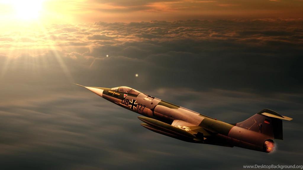 Aircraft Luftwaffe F 104 Starfighter Skyscapes