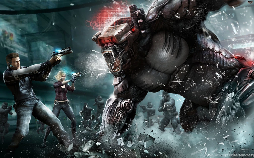 Mindjack Gorilla Jacking HD Wallpapers IHD Wallpapers