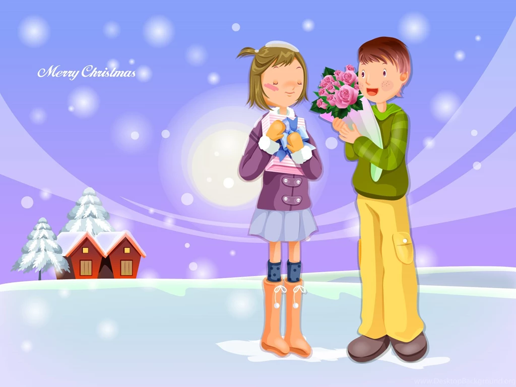 Free Cartoon Christmas Wallpapers 17929 HD Wallpapers