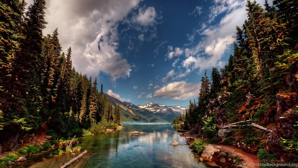Download Wallpapers 1920x1080 Mountains, Nature, Sky, River ...