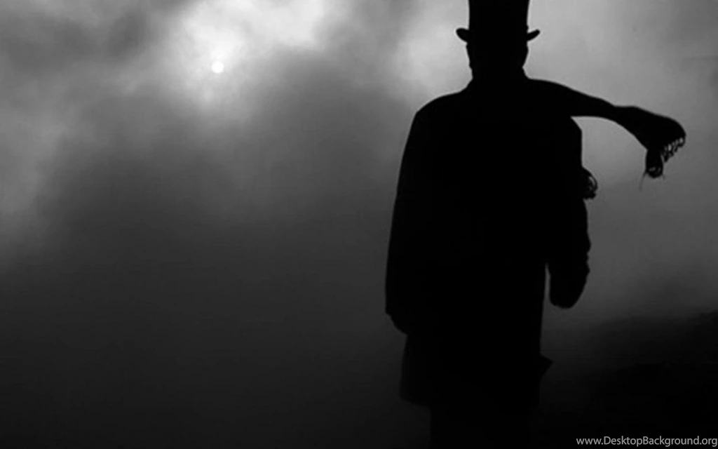 Fog,gentleman,black,white,silhouette Backgrounds Wallpapers