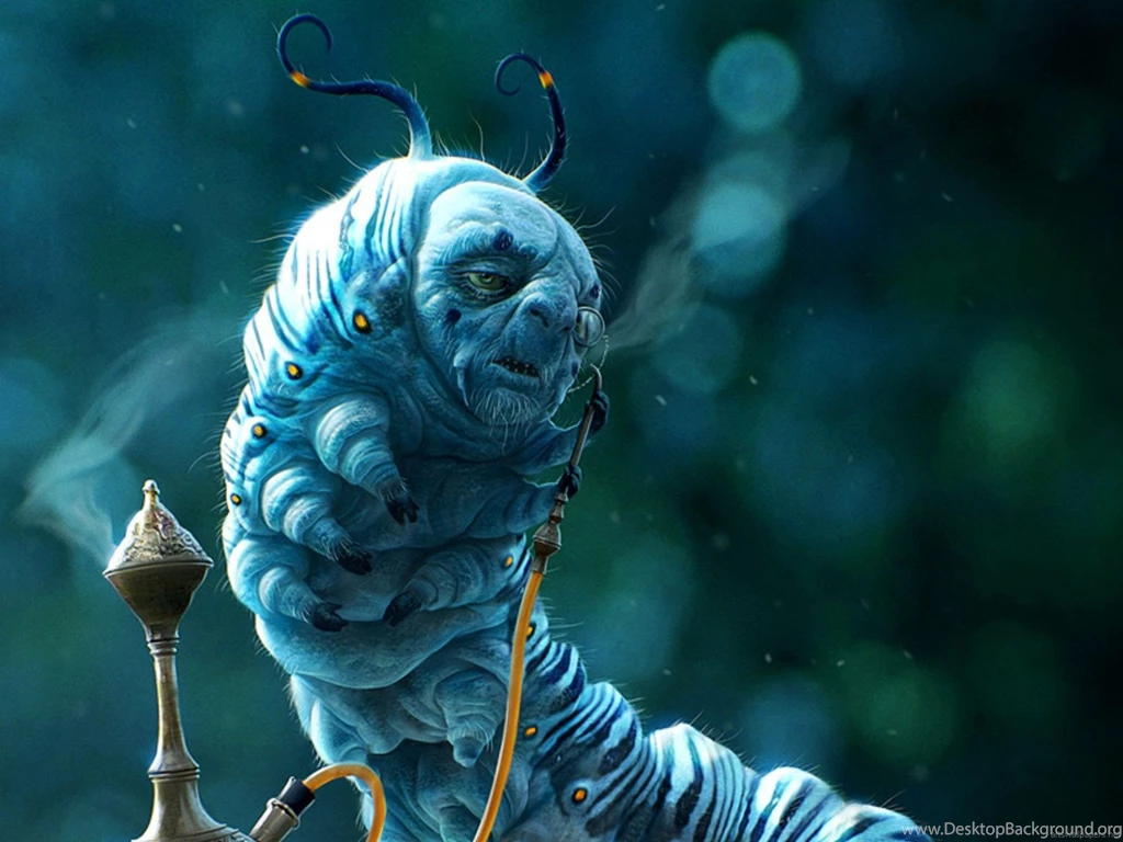 Caterpillar Alice In Wonderland Wallpaper.