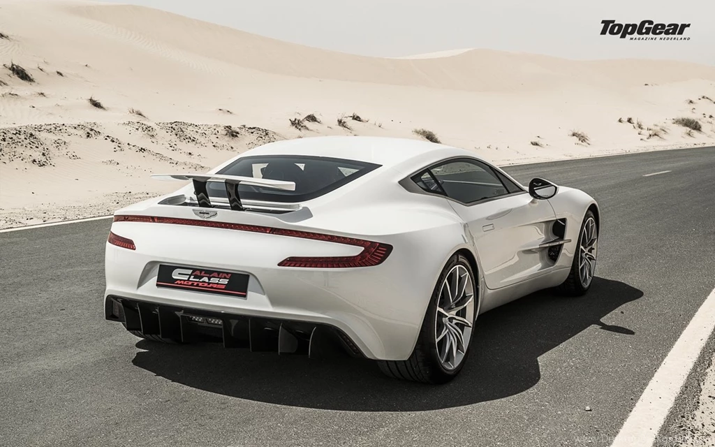 White Aston Martin One 77 Wallpapers