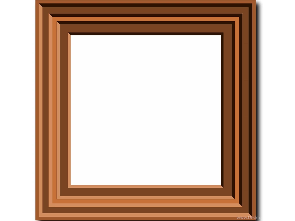 A Photo Frame Backgrounds Border & Frames, Brown PPT Backgrounds