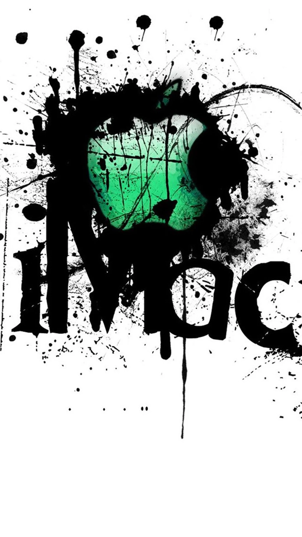 Black Graffiti Apple Logo Nexus 6 Wallpapers, Nexus 6 Wallpapers ...