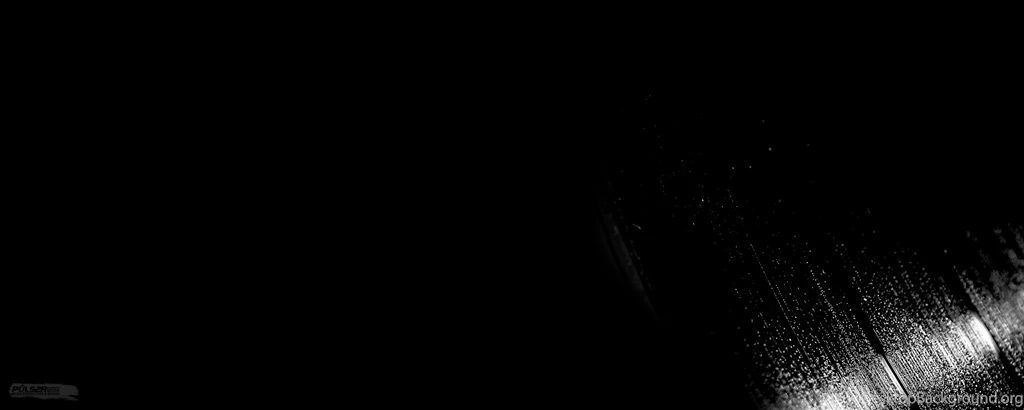 Black Desktop Wallpaper With White Display