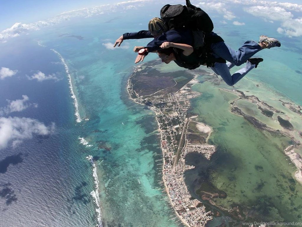 Download Sky Diving Skydiving Over San Pedro Wallpaper, HQ ...