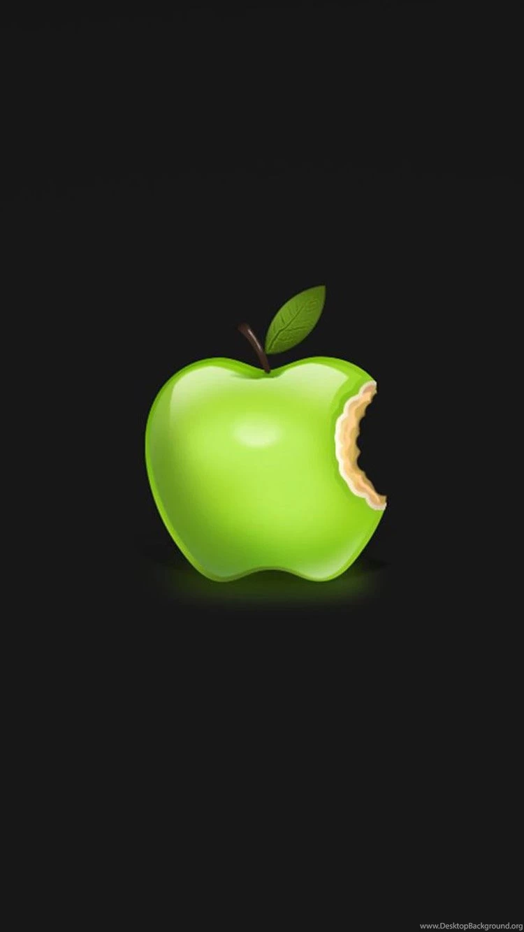 Green Apple LOGO 01 iPhone 6 Wallpapers