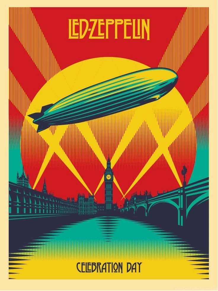 Led Zeppelin Poster On Pinterest