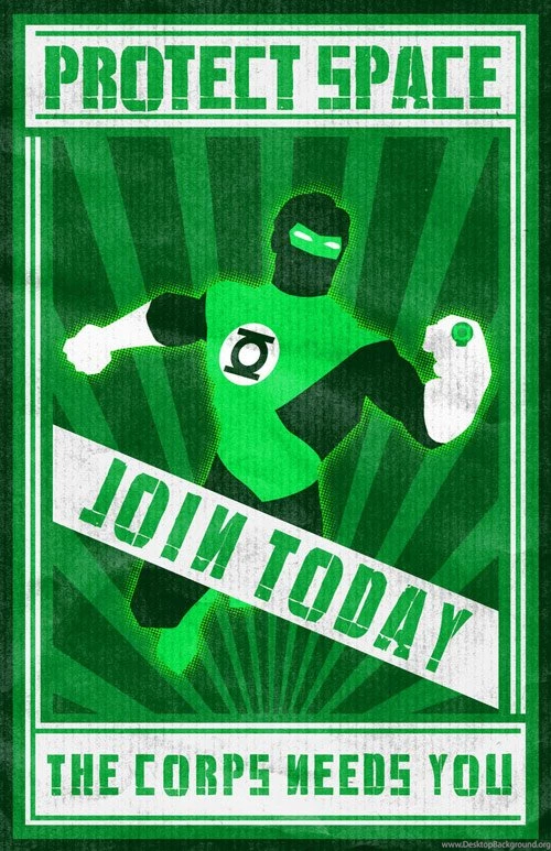 Green Lantern Inspired Artwork Designrfix.com