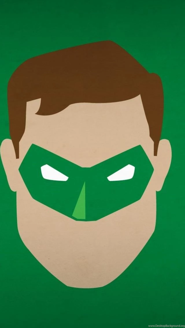 Green Lantern Minimalistic Superheroes Backgrounds Blo0p Wallpapers ...
