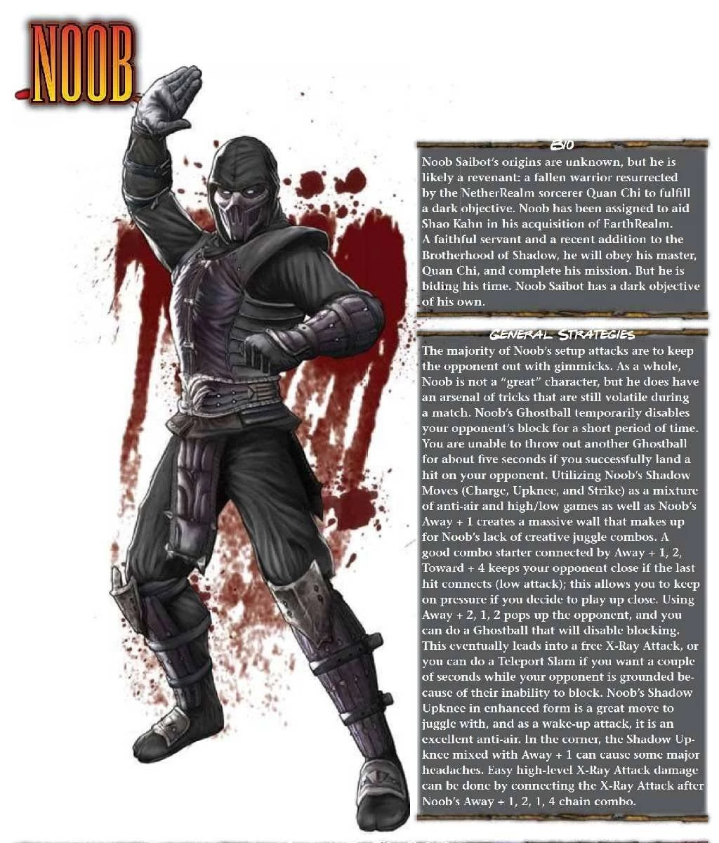 Mortal Kombat Noob Saibot Guide Mortal Kombat Wallpapers
