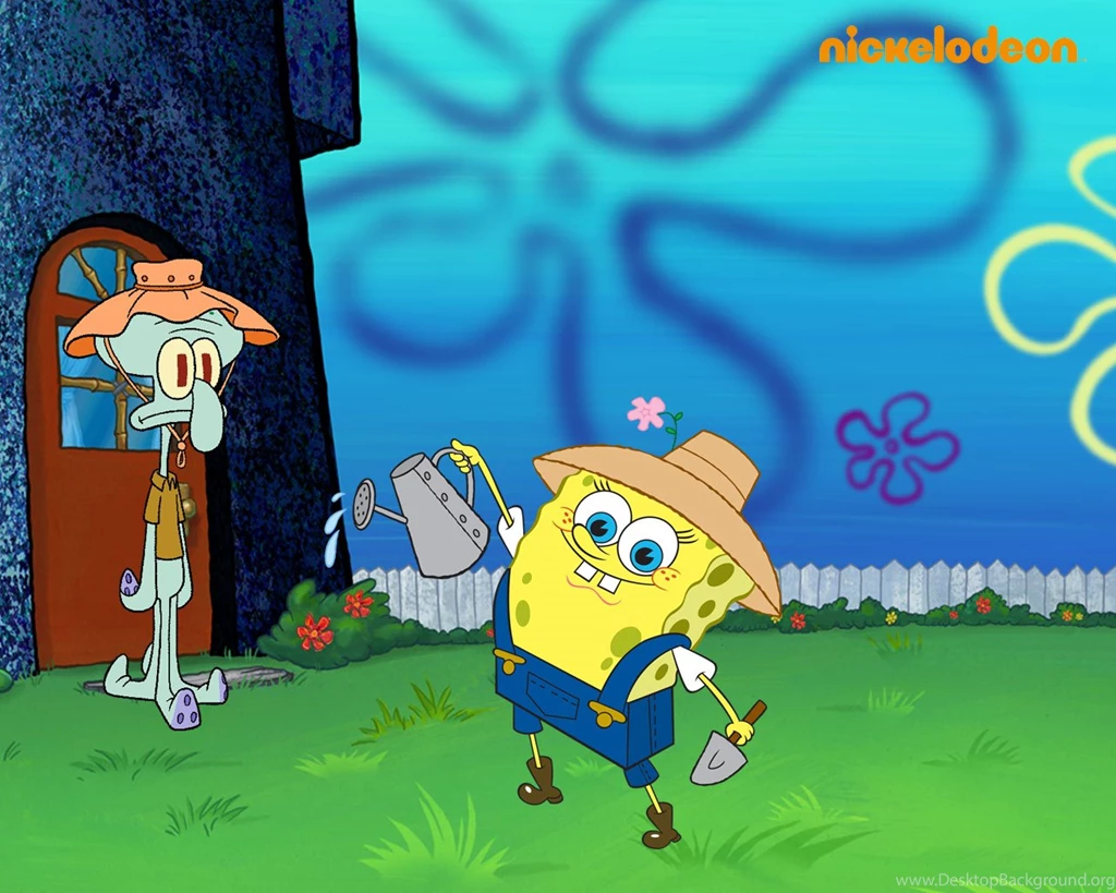 Spongebob & Squidward Spongebob Squarepants Wallpapers (31281673 ...