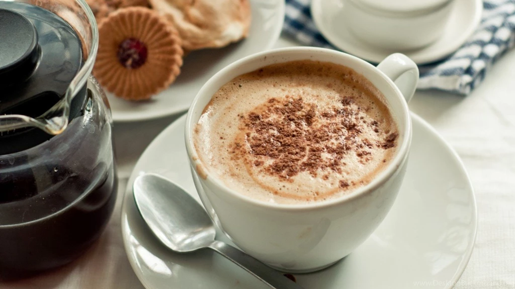 Cappuccino Cup Wallpaper.