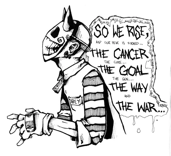 Jester Profile Black And White By RandomINKstudios On DeviantArt