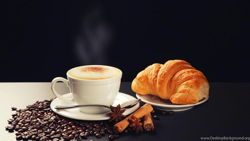 Photography Bean Croissant Cappuccino HD Wallpapers, Desktop ...