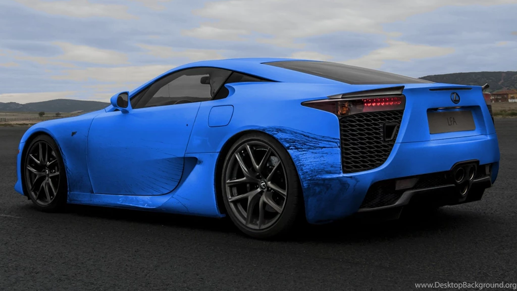 Wallpapers Supercar Lexus Blue Lfa Exotic Car 1920x1080