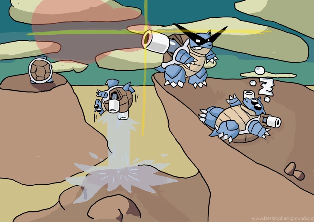 Squirtle Squad TTGL Style By LemonBreadMachine On DeviantArt