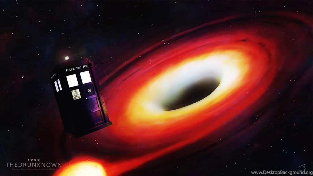 Doctor Who   TARDIS Meets A Black Hole [WALLPAPER] By Thedrunknown ...