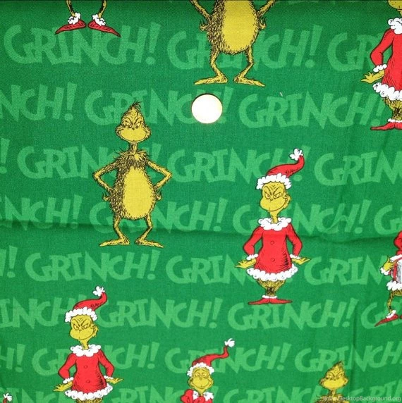 How The GRINCH Stole Christmas On Green Backgrounds By 2PlumpPigs