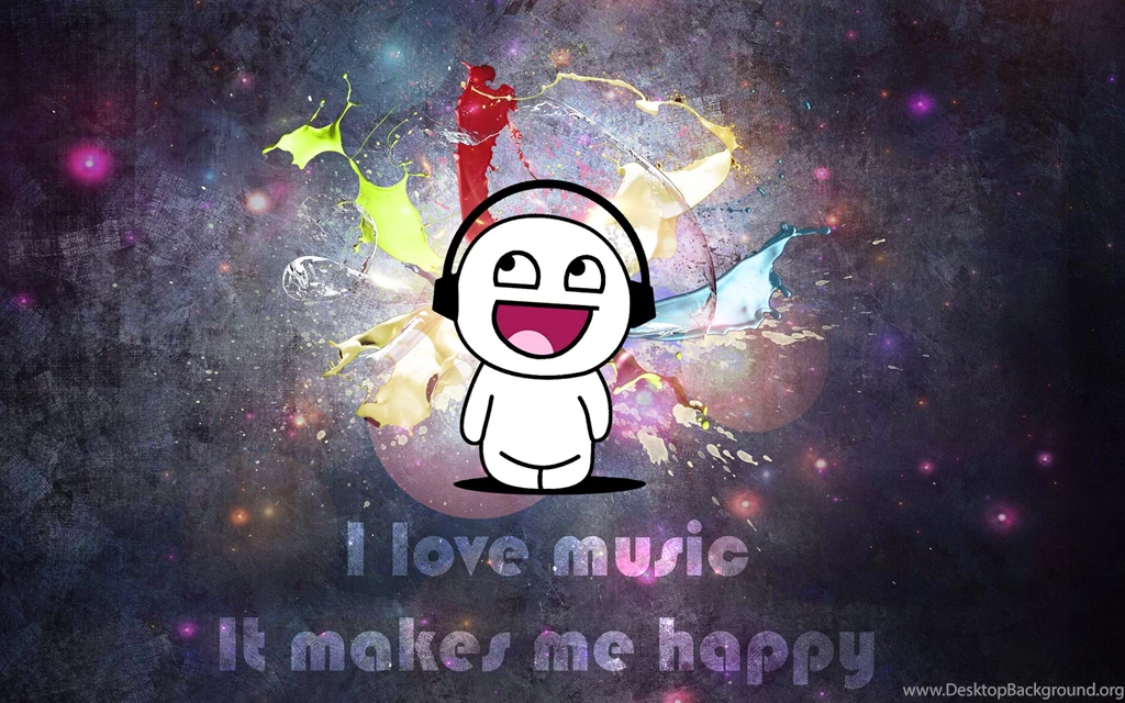 Wallpapers Graffiti Love Music It Makes Me Happyx Pics 2560x1600 ...