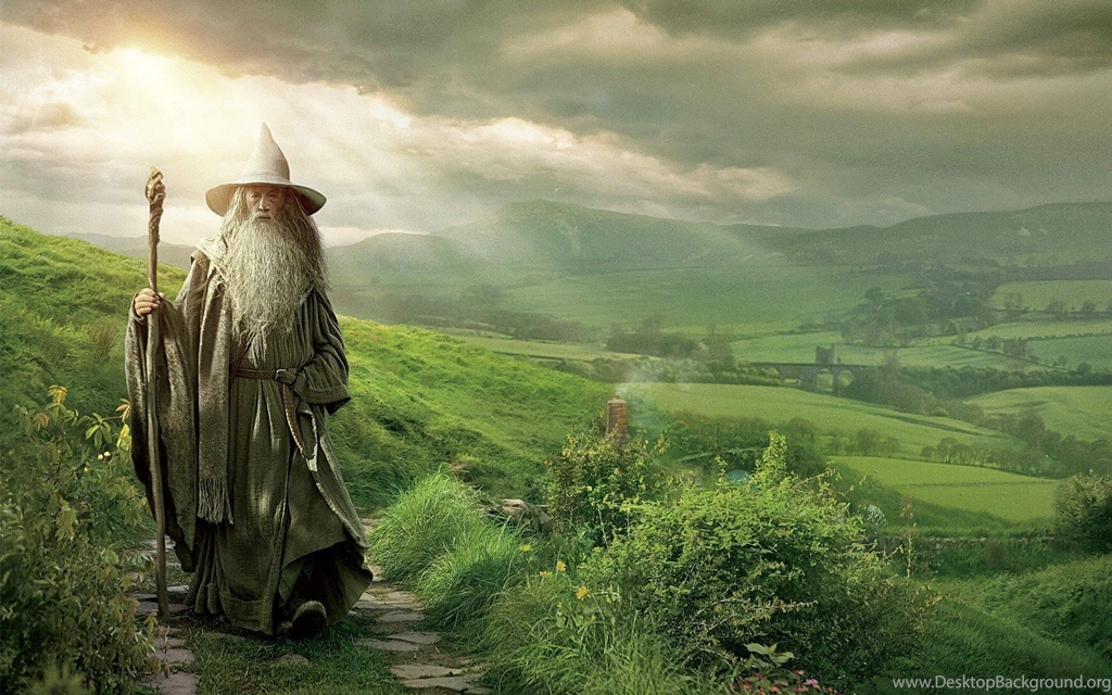 Green Nature Movies Gandalf Wizards The Hobbit Middle earth Ian ...