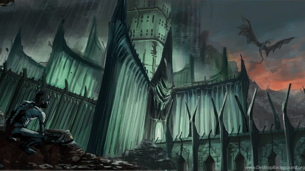 Castles, Dragons, The Lord Of The Rings, Gollum, Artwork, Middle ...