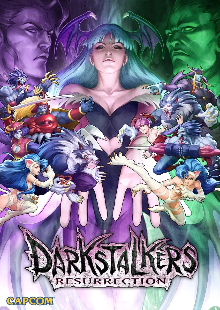Darkstalkers Resurrection Key Art By Artgerm On DeviantArt