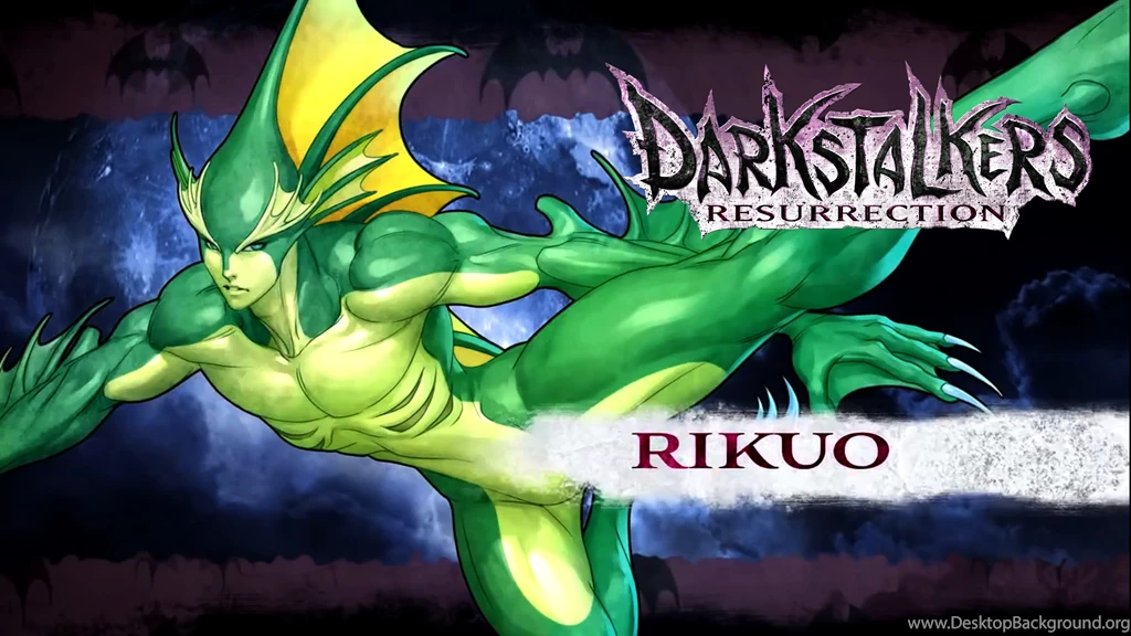 DARKSTALKERS Vanpaia Vampire Fighting Capcom Anime Gothic Fantasy ...