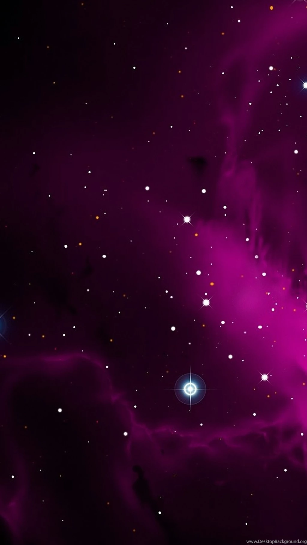 Purple Galactic Cloud Galaxy Note 4 Wallpapers HD 1440x2560