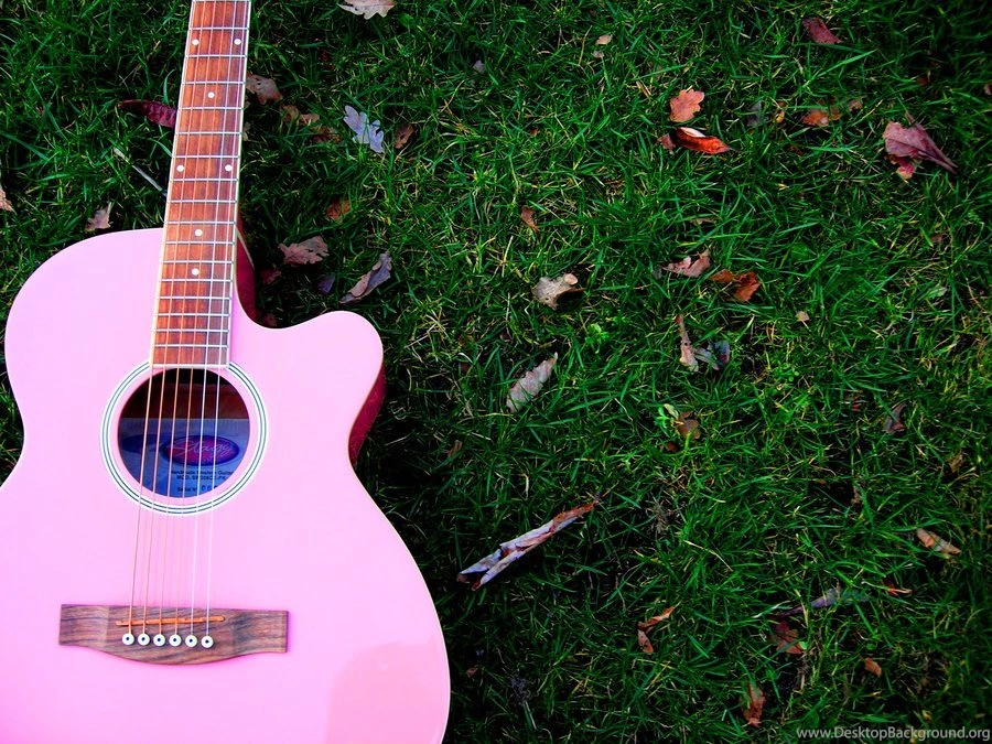 DeviantArt: More Like Pink Guitar By Marelparel