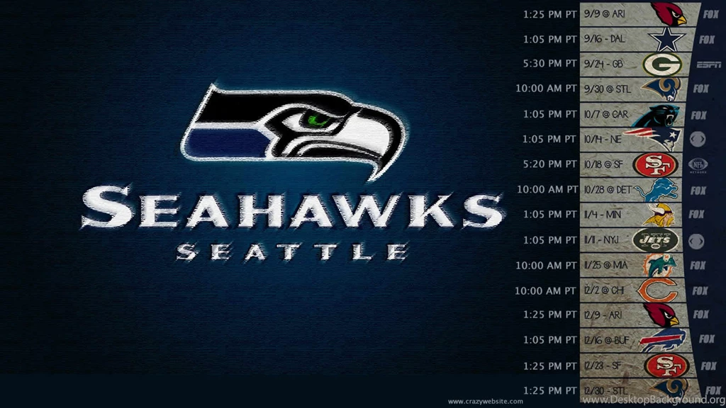Seahawks Schedule 2012 Wallpapers